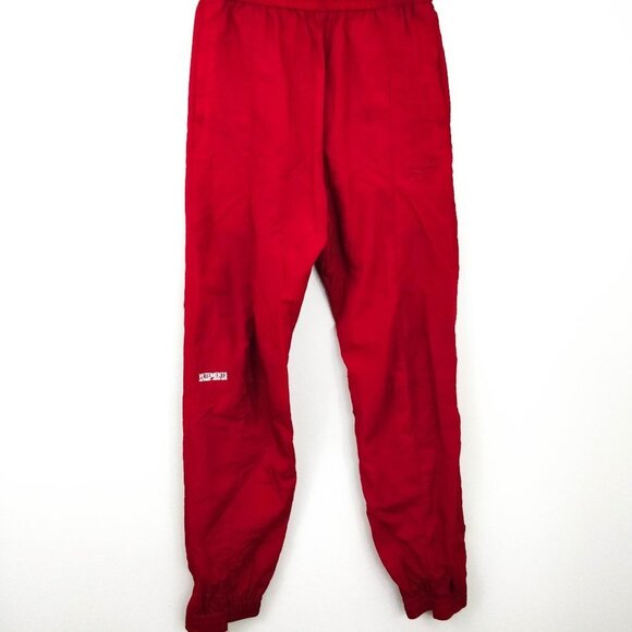 Vetements x Reebok Distressed Track Pants in Red S - Picture 2 of 12